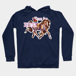 Time for Summer Horse Hoodie